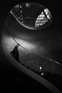 Dramatic Spiral Staircase by Takumi Hiura