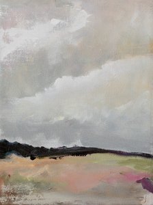 Serene Cloudy Landscape by Tamar Green