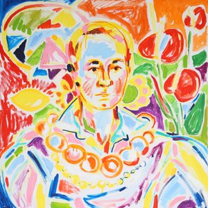 Vibrant Abstract Portrait by Tamara Jare