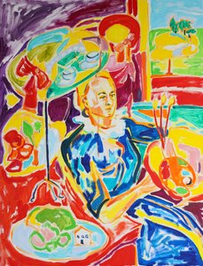 Vibrant Artist Portrait by Tamara Jare