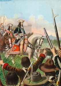 Declaration of War between Piedmont and France Being Received with Joy by Subjects of Victor Amadeus