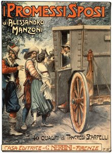 Illustration for the Cover of The Lovers by Alessandro Manzoni