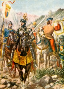 Lombardian Soldiers of the 14th and 15th Centuries by Tancredi Scarpelli