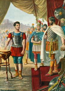 Mucius Scaevola by Tancredi Scarpelli