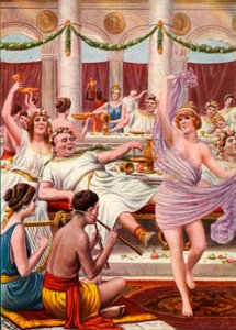 Roman Feast by Tancredi Scarpelli