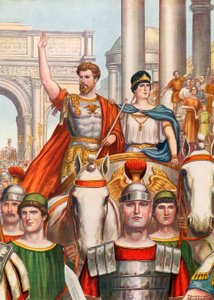 Septimus Severus Entering Rome with a Beautiful Wife by Tancredi Scarpelli