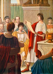Virgil Reading His Poems to Augustus with Octavia Present