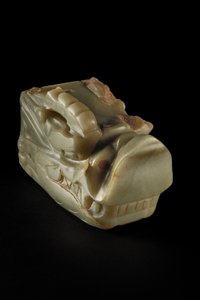 The Junkunc Jade Dragon Head by Tang Dynasty Chinese School