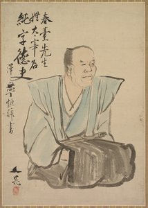 Imaginary Portrait of Shundai Dazai by Tani Buncho