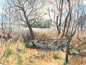 Abandoned River Boat