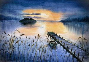 Sunset Lake Pier