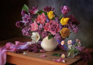 Colorful Spring Bouquet by Tatyana Skorokhod