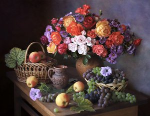 Rich Autumn Arrangement by Tatyana Skorokhod