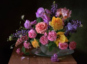 Vibrant Floral Still Life by Tatyana Skorokhod