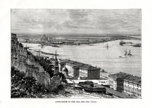 Confluence of the Oka and the Volga, Russia, 1879