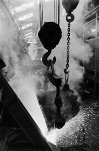 Copper smelting operations in Arizona
