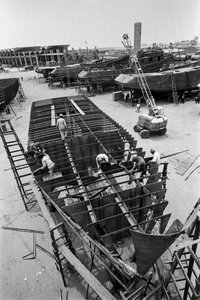 Promecan Boatyard, Port of Callao, Purse Seine Fishing Boats are Constructed by Ted Spiegel