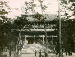 Chion-in Buddhist Temple Gate, Higashiyama District, Kyoto, circa 1900 - 1915 by Teijiro Takagi