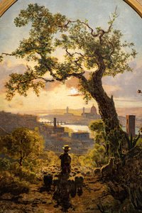 Landscape of Florence from the Hill of St. Miniato by Telemaco Signorini
