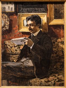 Reading Man by Telemaco Signorini