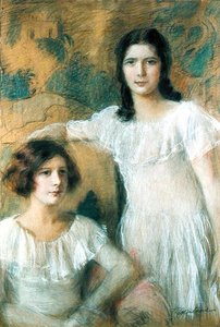 Portrait of Two Girls, c.1910