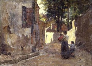 A Side Street, Honfleur by Terrick Williams
