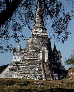 A stupa of the buddhist temple