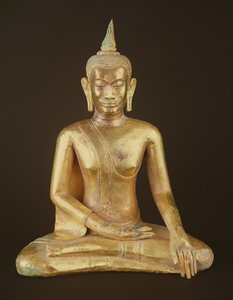 Buddha sitting in meditation
