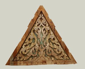 Gable of a Thai temple late Ayutthaya Period