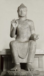 Giant Buddha, Davaravati School by Thai School