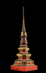 Model of a chedi or reliquary tower