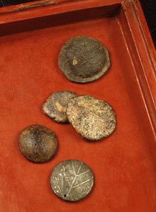 Money dating from the Kingdom of Srivijaya by Thai School