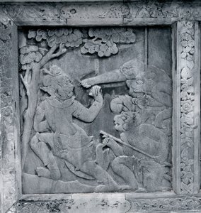 One of a Series of Reliefs Depicting the Ramakien (Ramayana)