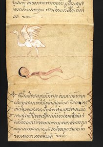 Satra On fortune telling and advice for a happy and healthy living (paper folding book) by Thai School