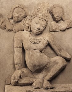 Relief, from Chedi Chula Pathom, Davaravati School by Thai School