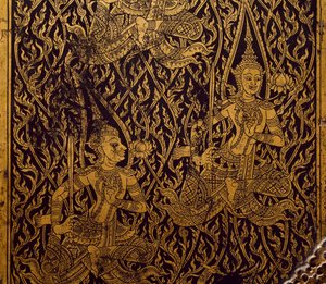 Wardrobe for Sutra, Detail by Thai School