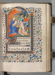 Book of Hours (Use of Paris): Fol. 67r, Adoration of the Magi
