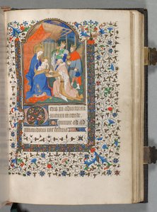 Book of Hours Use of Paris: Fol. 67r, Adoration of the Magi