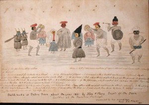 Sketch of Gurkha life at Dehra Dun, c.1821 by The Hon. Frederick Shore