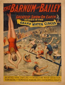 The Barnum & Bailey greatest show on earth. Scenes in the grand water circus