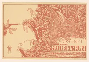 Magazine Cover with Two Curlews by Theo van Hoytema (signed by artist)