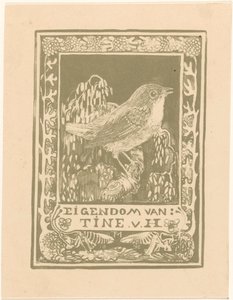 Ex Libris of Tine van Hoytema by Theo van Hoytema