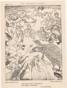 Two-headed Eagle Surrounded by Birds
