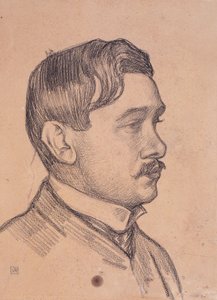 Portrait of Maurice Maeterlinck, c.1903 by Theo van Rysselberghe