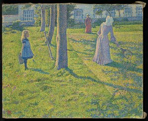At Thuin or The Tennis Game by Théo van Rysselberghe