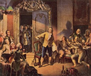 Schiller Reads His First Drama, “The Robbers”