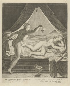 Cupid and Psyche by Theodoor Galle