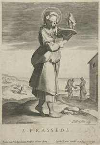 Saint Praxedes by Theodoor Galle