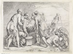Phaeacians Bringing the Sleeping Odysseus to Ithaca by Theodoor van Thulden