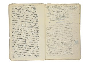 Autograph manuscript drafts for articles on Berlin life and society, together with a fragment of a draft for a novel by Theodor Fontane